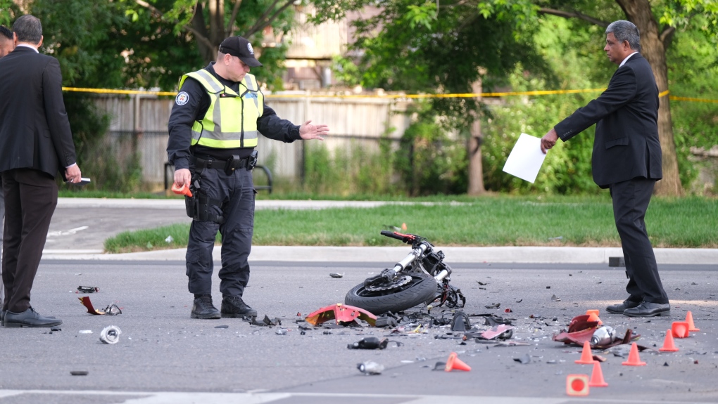 One person dead following motorcycle collision in North York