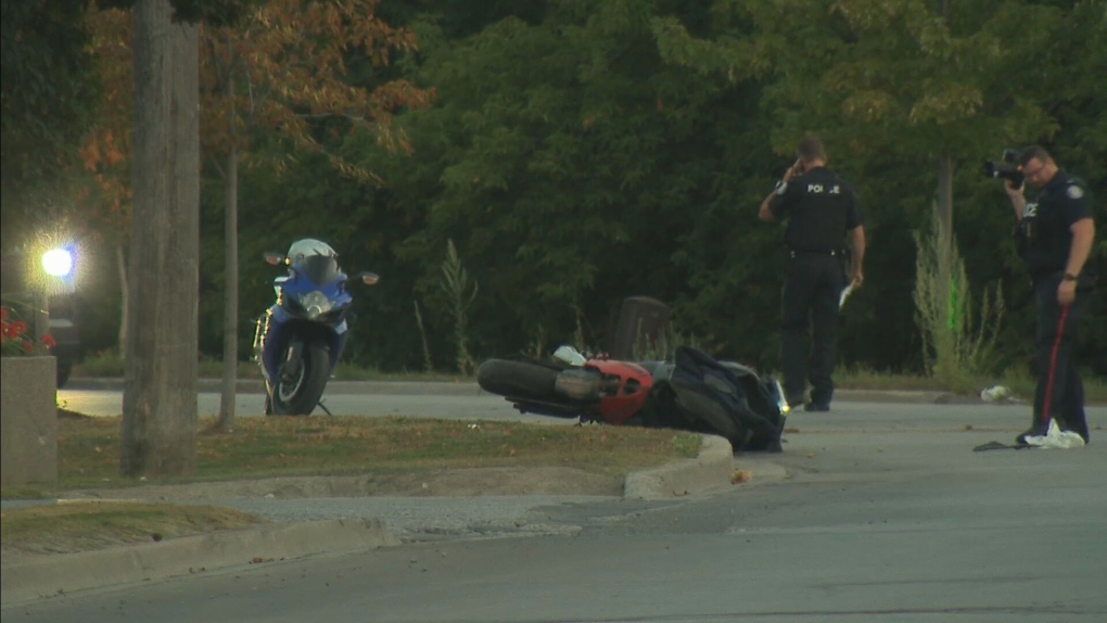 Man seriously injured in motorcycle crash in Scarborough