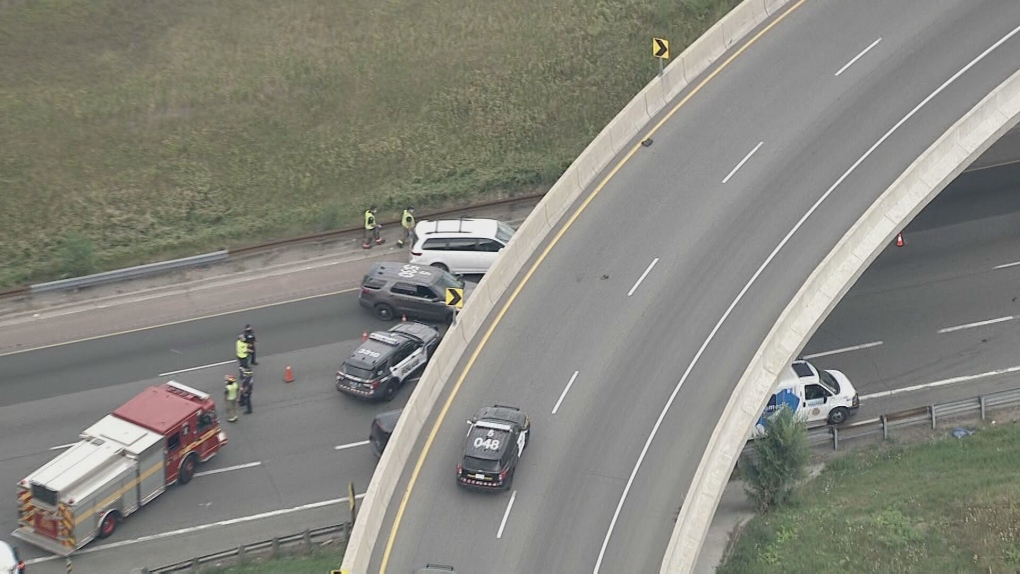 22-year-old motorcyclist killed in crash on DVP near Highway 401