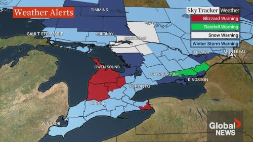 Major winter storm on the way for southern Ontario