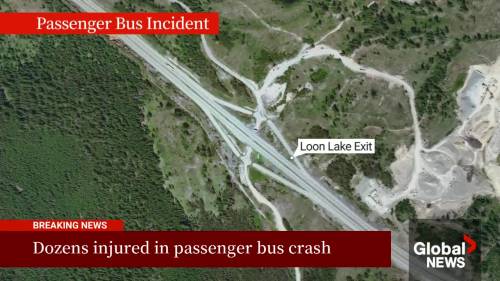 Bus crash near Merritt sends at least 50 people to hospital