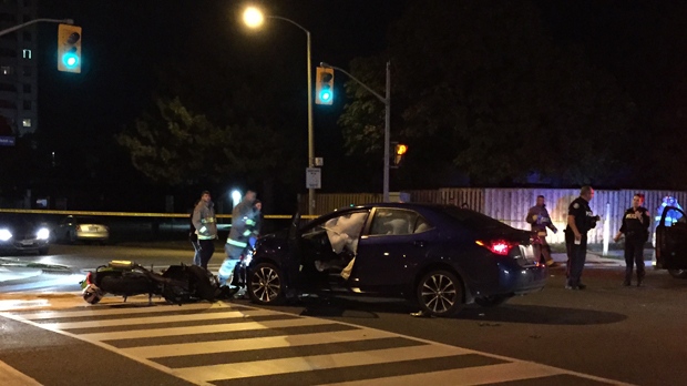 Motorcyclist injured after crash in Scarborough: police