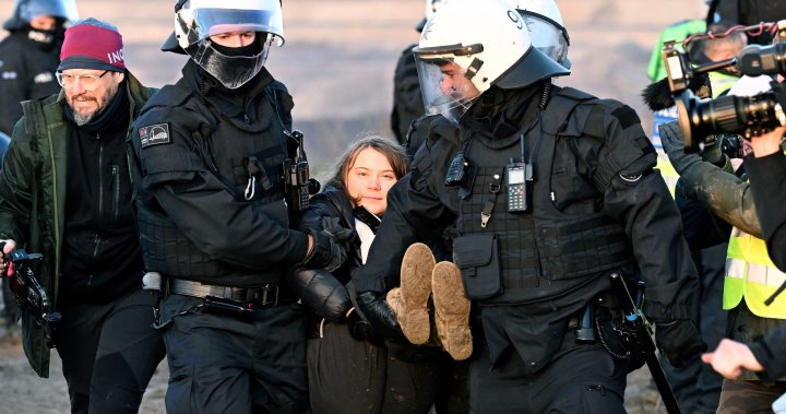 Greta Thunberg detained by German police during coal village protests – National