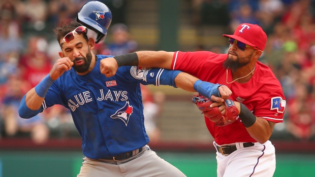 Simmering Toronto-Texas feud erupts as Rangers edge out Jays 7-6