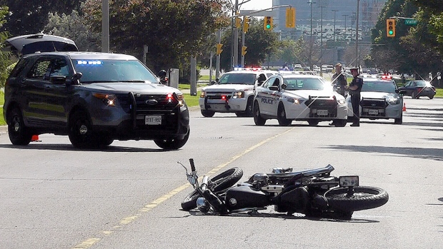 Man dead after motorcycle collision in Pickering