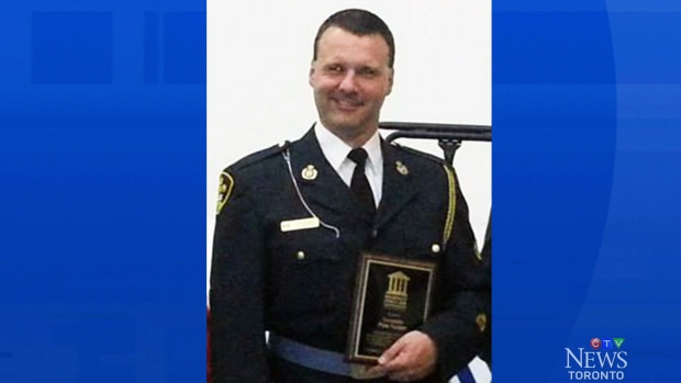 OPP officer Pete Tucker has leg partially amputated after hitting flying goose: source