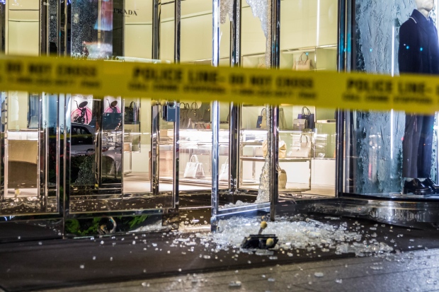 Arrests made in brazen smash-and-grab robberies