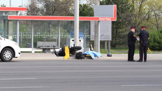 Motorcyclist killed in Brampton accident