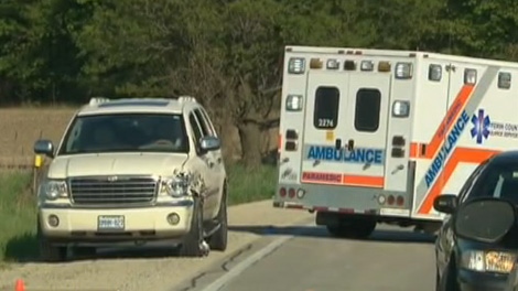 Motorcyclist suffers serious injuries in crash near Orangeville