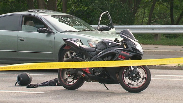 Investigation underway after wire injures motorcyclist