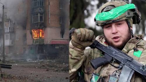 Ukrainian cities Chasiv Yar and Bakhmut filled with flames and smoke as Russian attack intensifies