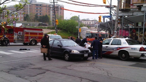 Motorcyclist seriously hurt in west-end Toronto crash