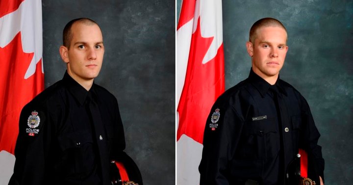 Edmonton police say gun used to kill 2 officers linked to Pizza Hut shooting days earlier