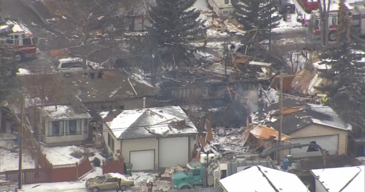 10 people in hospital after house explodes in Calgary