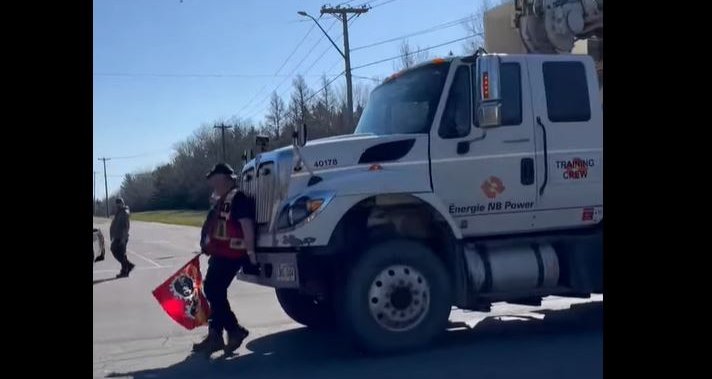 NB Power truck drives into picketing PSAC worker, company vows swift action