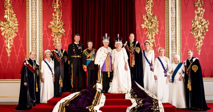 Coronation portraits unveiled, showing off gowns once hidden by regal robes – National
