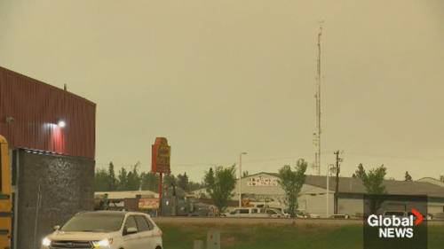 Alberta wildfires: Valleyview evacuated as flames creep closer