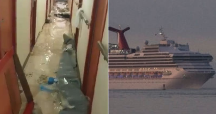 Carnival cruise quickly turns into nightmare as ship rocked by raging storm – National