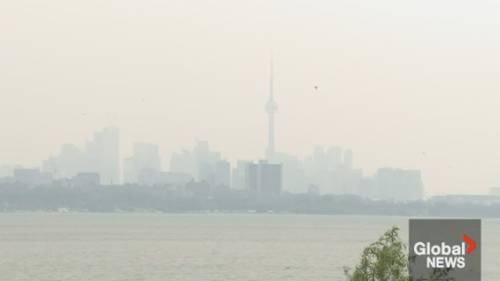 ‘My throat’s burning’: Canada’s wildfires put millions under air quality advisories