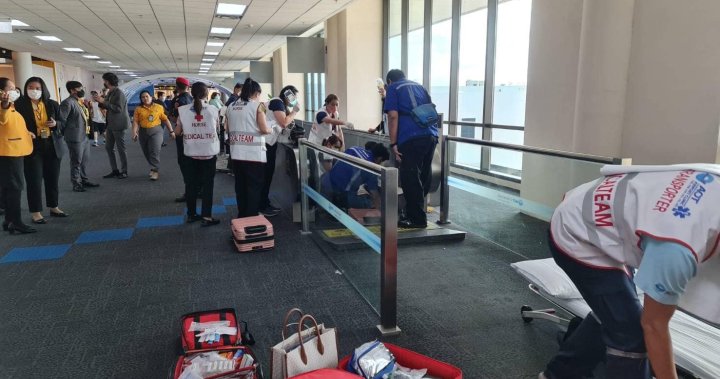 Woman’s leg amputated after getting stuck in moving walkway at Bangkok airport – National