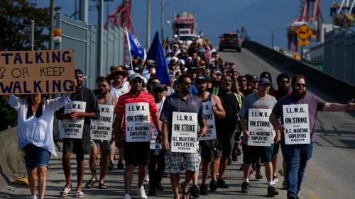 B.C. port strike enters 7th day, estimated $3.5B of goods remain in limbo