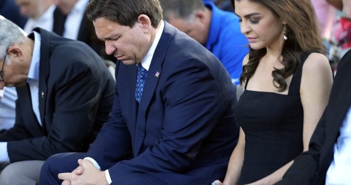 Florida’s DeSantis booed at Jacksonville vigil after ‘racially motivated’ shooting – National