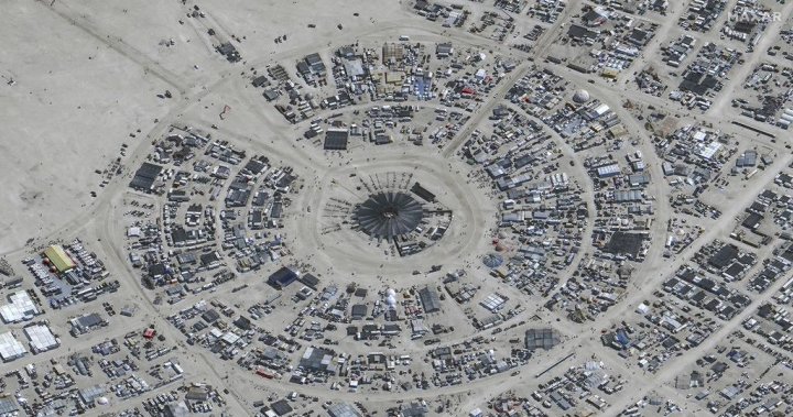 Rain and mud leave Burning Man revellers stranded in Nevada desert – National