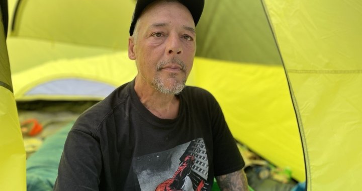 Homeless in Halifax: Man living in tent asks for health-care help