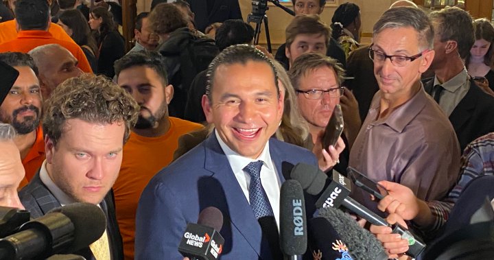 Wab Kinew makes history as Manitoba NDP projected to form majority government
