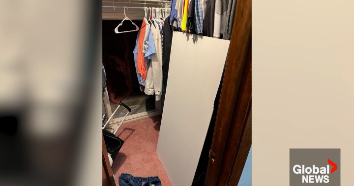 Father arrested after child found in secret closet that was nailed shut – National