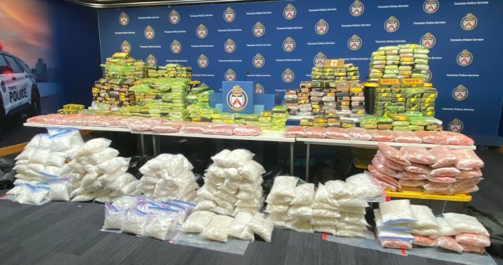 $90 million worth of cocaine, crystal meth seized in Toronto bust