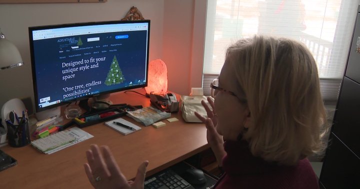 Alberta woman warns others after being scammed online over $1,500 Christmas tree