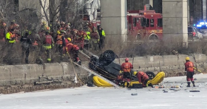 Man dies after collision sends vehicle through ice on Keating Channel