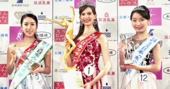 Ukrainian-born Miss Japan relinquishes crown after tabloid exposes affair – National