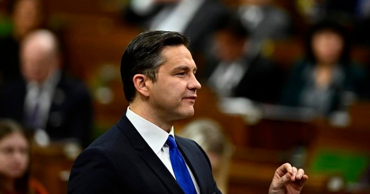 Poilievre claps back ahead of carbon price hike: ‘Eby’s constituents can’t even afford baloney”