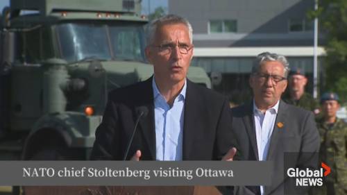 Stoltenberg to meet with Trudeau in Ottawa