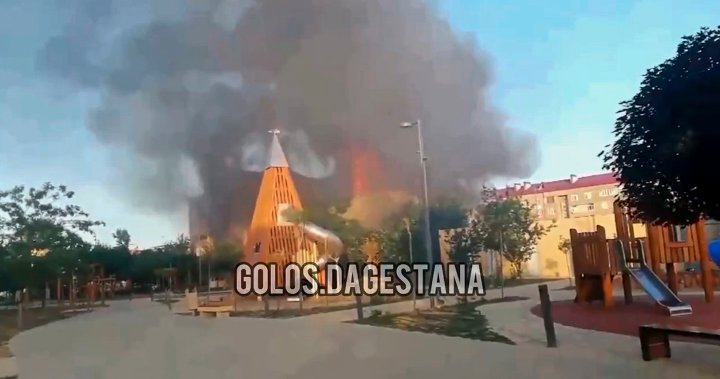 Armed militants in Dagestan kill priest and police in attacks on churches, synagogue and police post – National