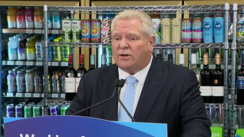 Doug Ford announces coolers, 30-pack cases of beer are coming to Ontario grocery, big-box stores