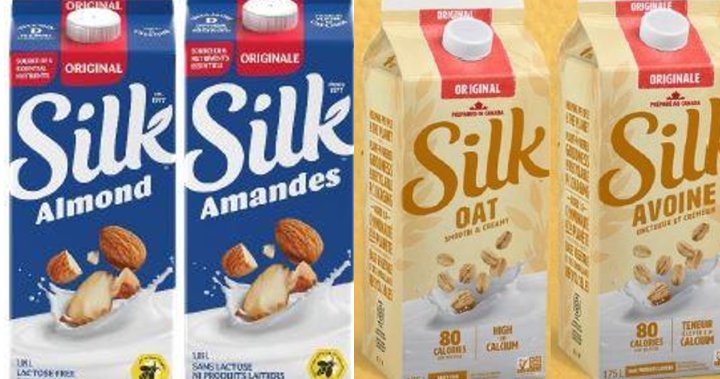 Silk, Great Value plant-based milks recalled in Canada