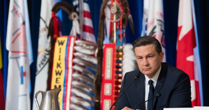 Poilievre faces backlash at AFN general assembly, slams ‘paternalistic’ system