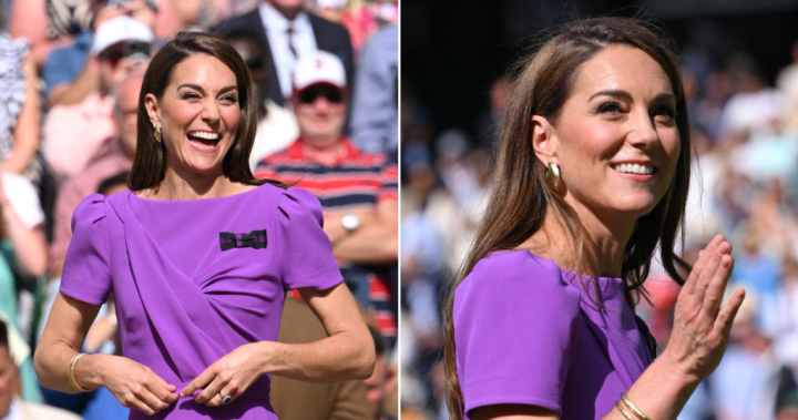 Kate Middleton all smiles as she takes in Wimbledon’s final match – National