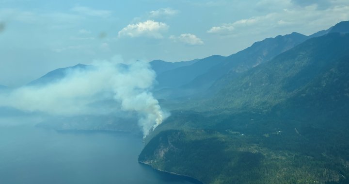 Evacuation order issued for Slocan, B.C., surrounding areas due to wildfires