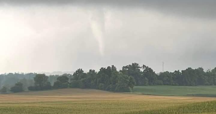 Emergency crews dealing with aftermath of reported tornado in southwestern Ontario