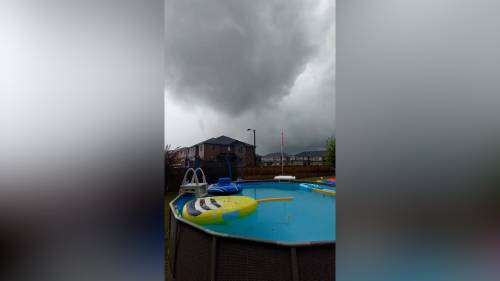 Tornado possibly touched down in Ayr, Ont., video appears to show