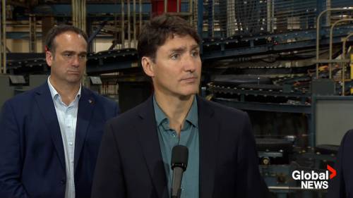 ‘Baloney’: Trudeau slams Poilievre for comments on Chinese EV tariffs