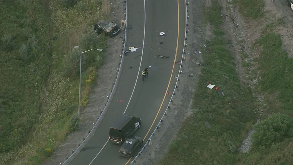 One dead, two injured after crash on Hwy. 401