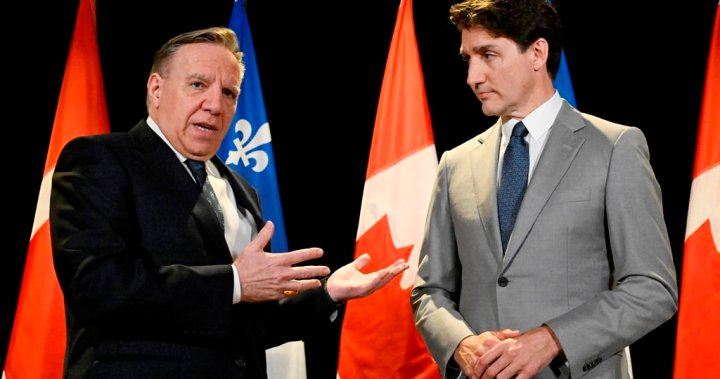 Quebec premier calls on Bloc Québécois to help topple Trudeau government