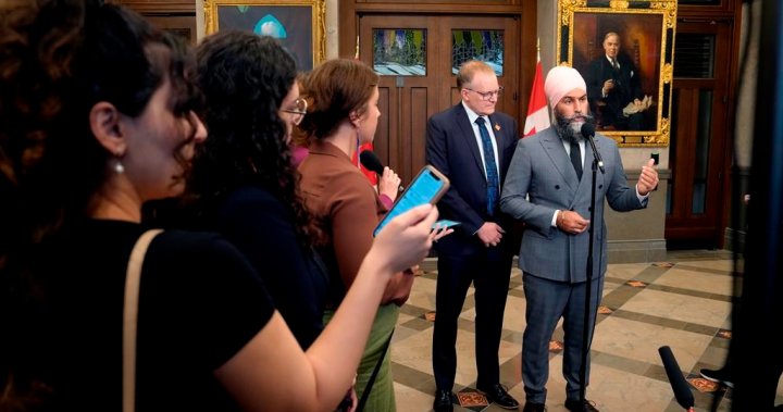 NDP to join Bloc in backing Liberals against non-confidence vote – National