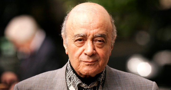 Mohamed Al-Fayed, whose son died with Princess Diana, accused of multiple rapes – National