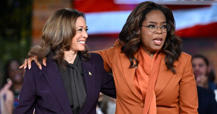 Kamala Harris and Oprah Winfrey: Key moments from their star-studded rally – National